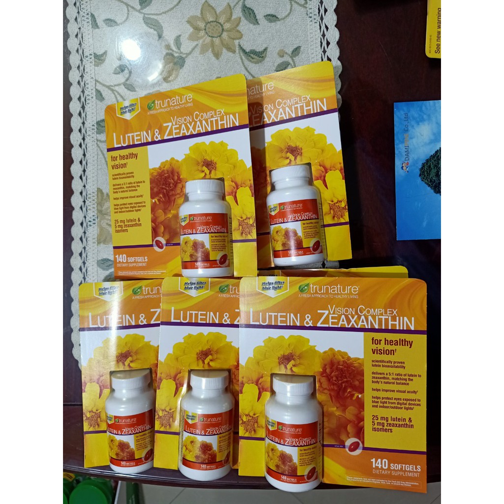 Viên Uống Bổ Mắt Trunature Lutein & Zeaxanthin 140 Viên