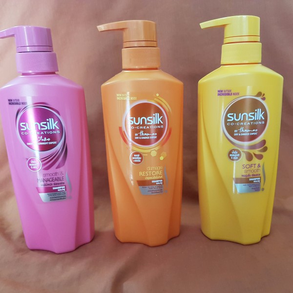 Gội Sunsilk Thái Lan - chai vàng 450ml