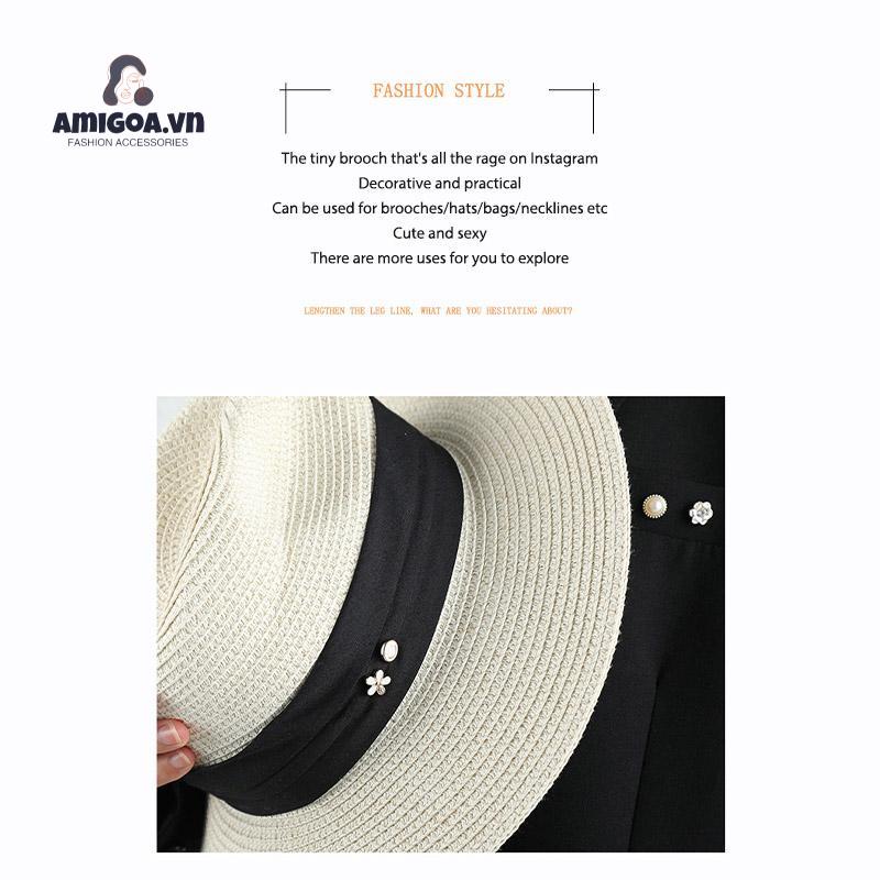 Nút trang trí áo khoác cardigan có thể tháo rời không cần may cho nữ