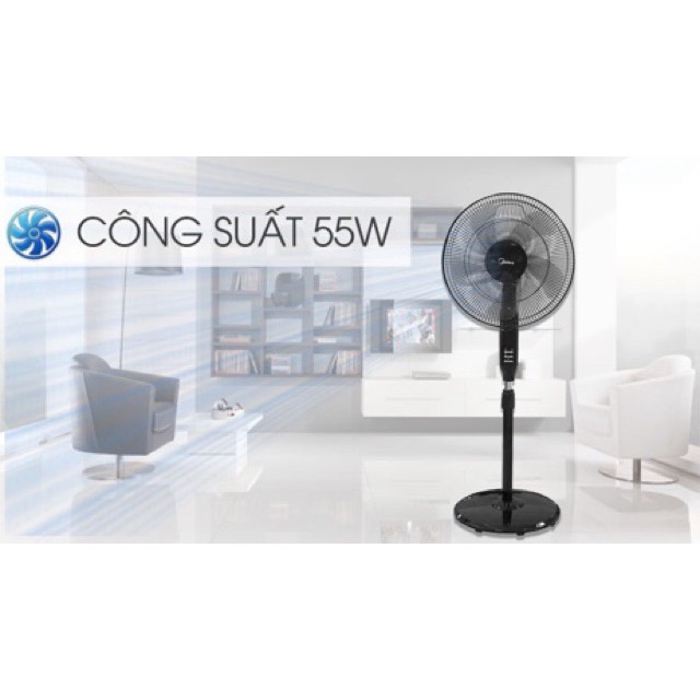 Quạt Cây Midea Có Điều Khiển FS40-15QR BH 12 tháng
