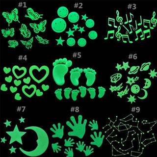 (Mã SH) Ngôi sao nhựa dạ quang dán tường phát sáng trong đêm tối đùng là mê