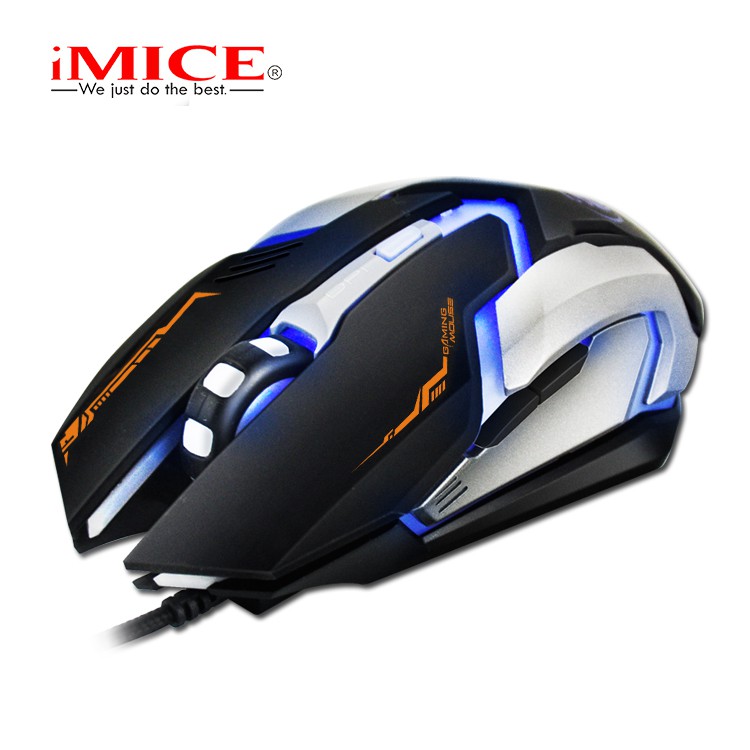 Mouse Gaming IMICE V6 Dây dù - Led 7 màu