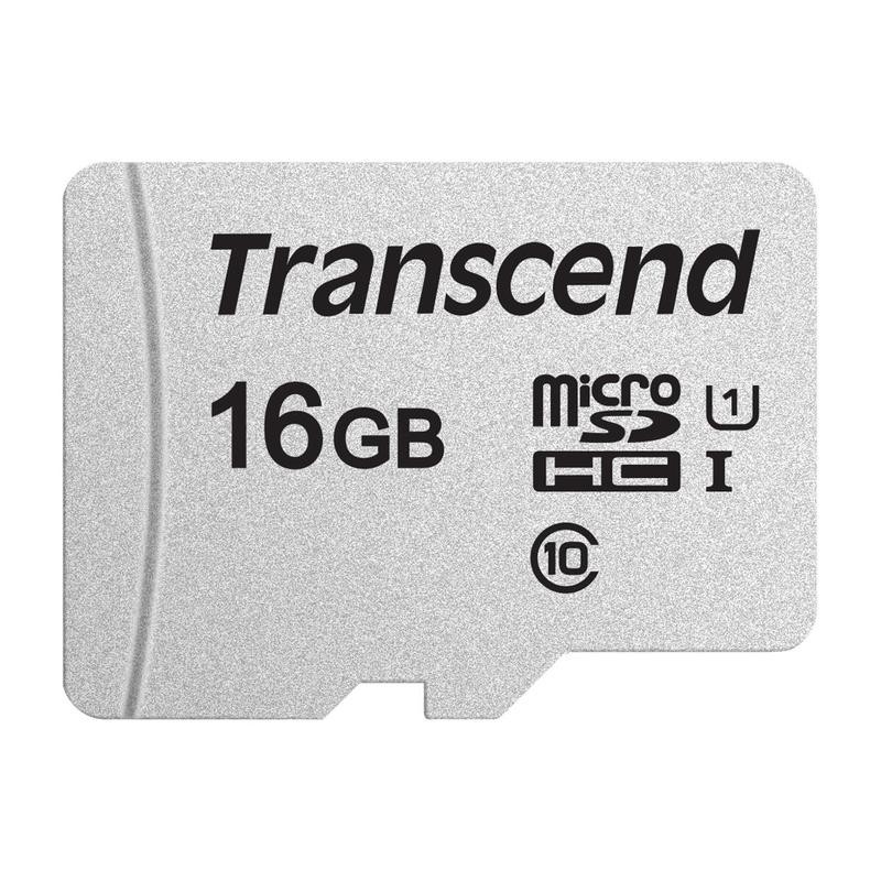 Thẻ nhớ 16GB tốc độ cao Up to 95MB/s microSDHC 300S Transcend - Chính hãng bảo hành 5 năm