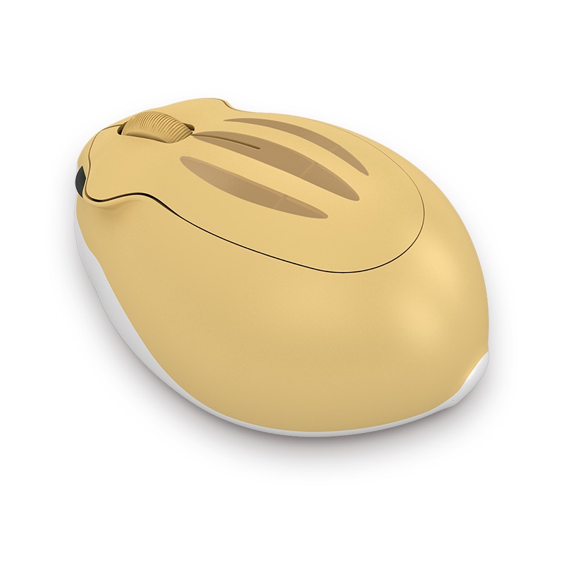 (Hàng Chính Hãng) Chuột Không Dây AKKO Hamster  Hima Plus (Màu Vàng) - Hamster Wireless Mouse