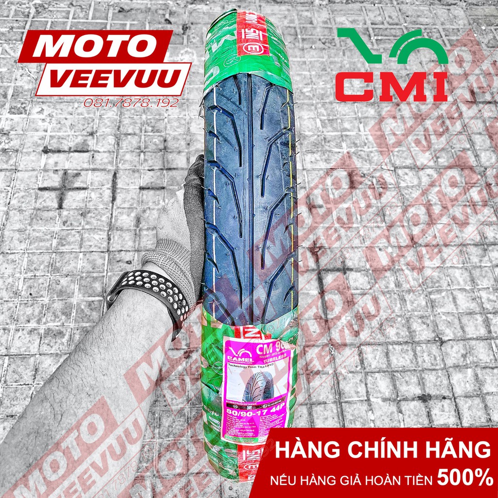 Vỏ lốp xe máy Camel CRV Cheetah 80/90-17 TL 900 Gai Dunlop (Lốp không ruột)