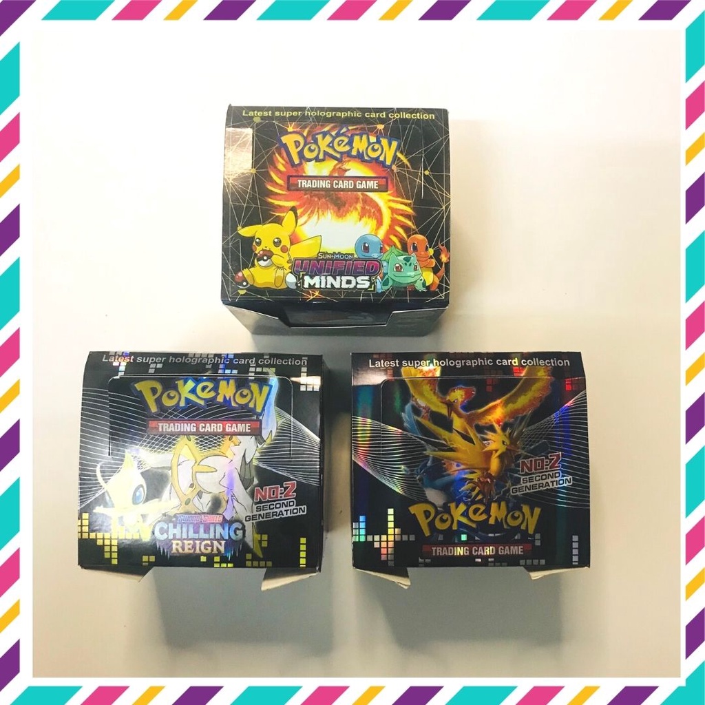 Thẻ pokemon, thẻ bài pokemon, đồ chơi pokemon, hộp vip 32 gói