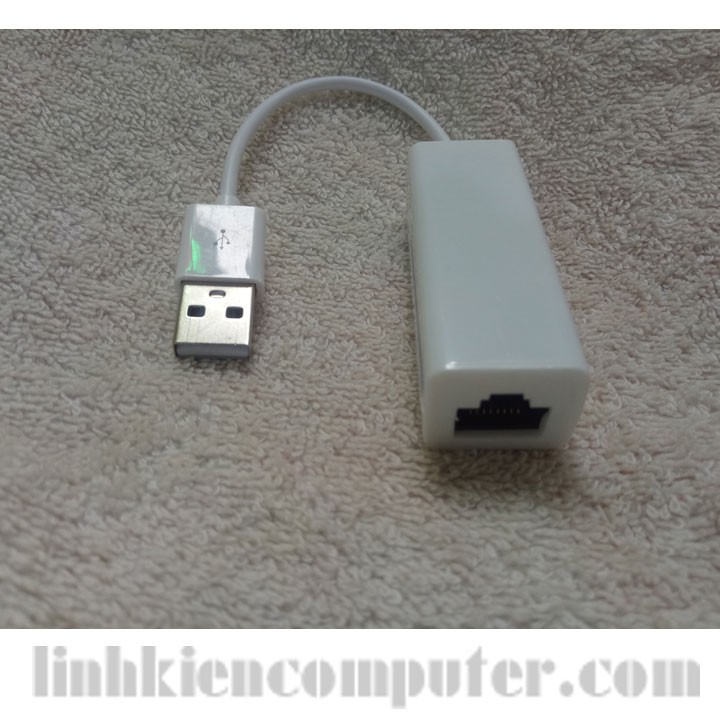 Dây cáp chuyển đổi USB sang cổng mạng Lan - USB To Lan (Trắng) | WebRaoVat - webraovat.net.vn