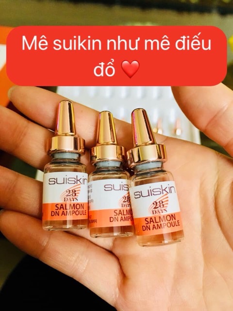 Serum Cá Hồi Tế bào gốc Suiskin 28 Days Salmon DN Ampoule Hàn Quốc