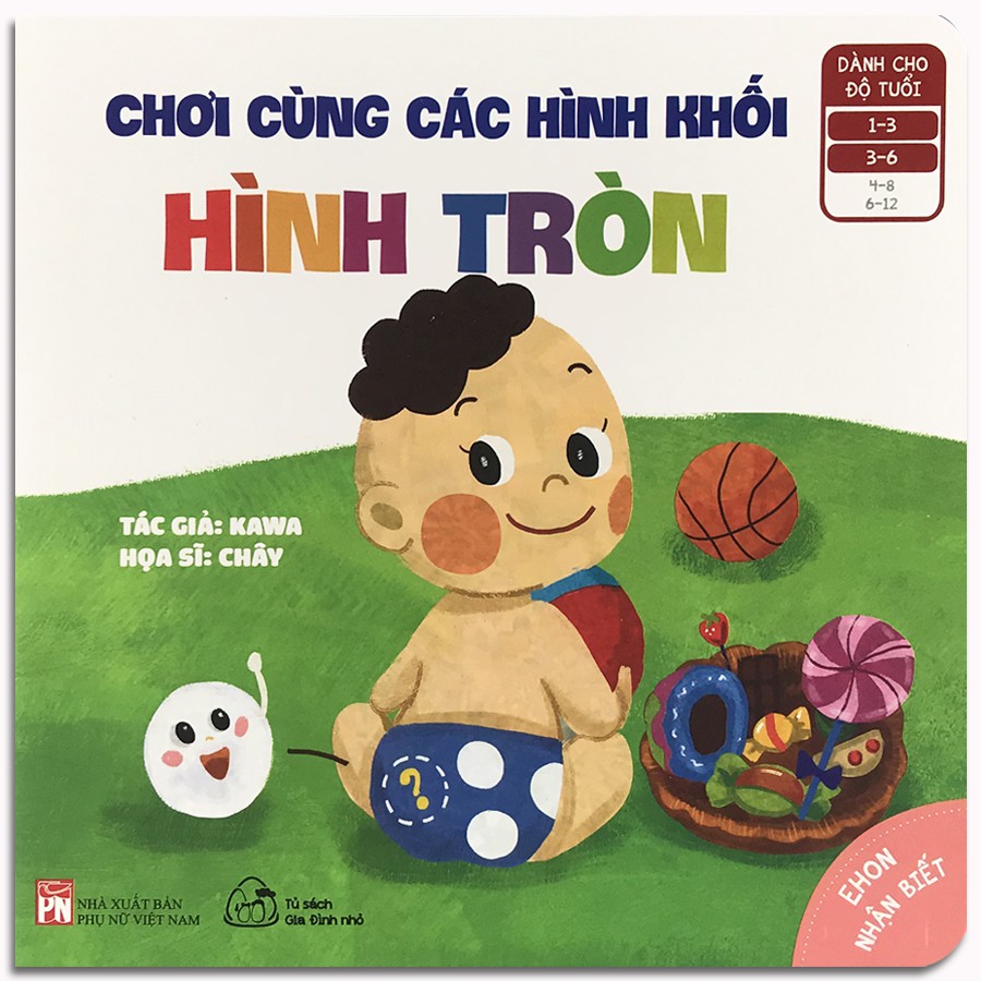 Sách - Ehon Nhận Biết - Chơi Cùng Các Hình Khối (1-6 tuổi) (Comobo 4 quyển, lẻ tùy chọn)