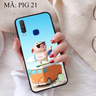 Ốp lưng Vivo U10 viền dẻo TPU BST Heo Con
