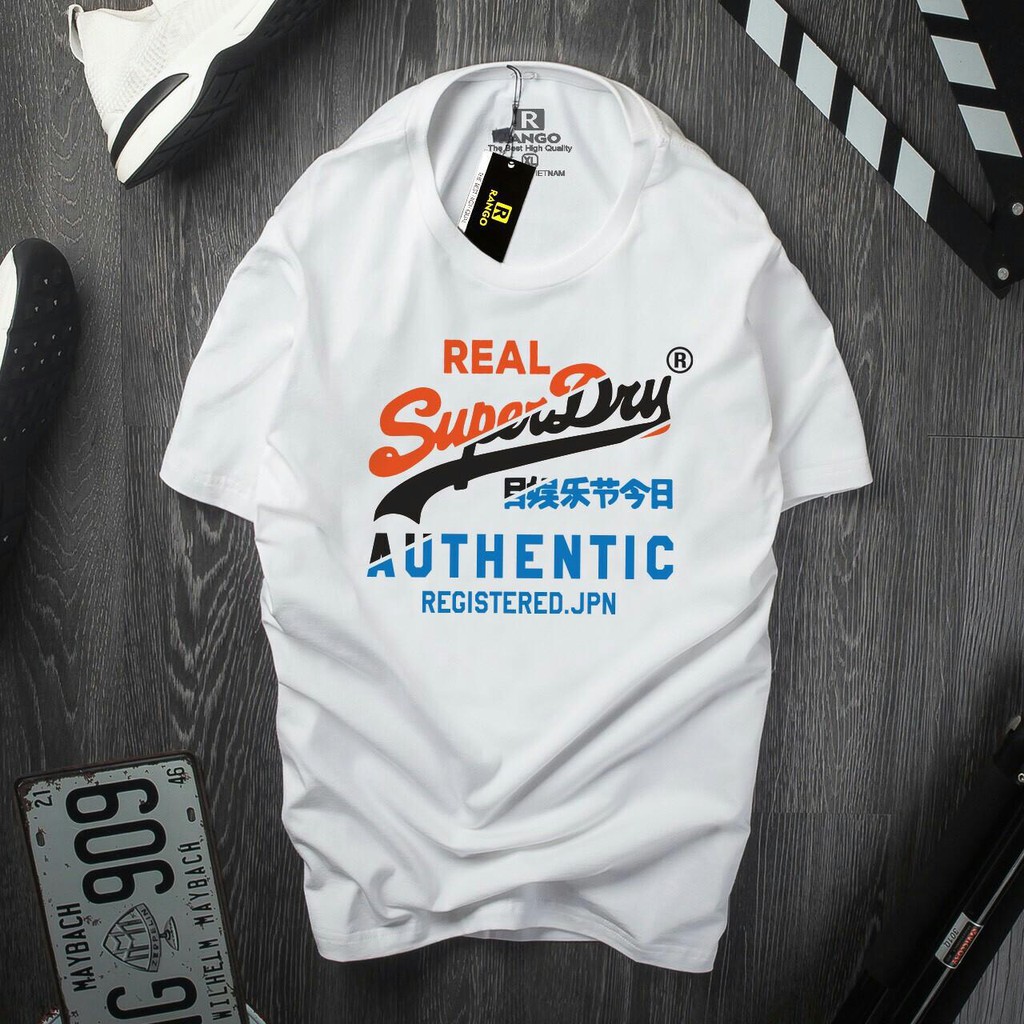 áo thun nam real super day Áo phông unisex nam nữ