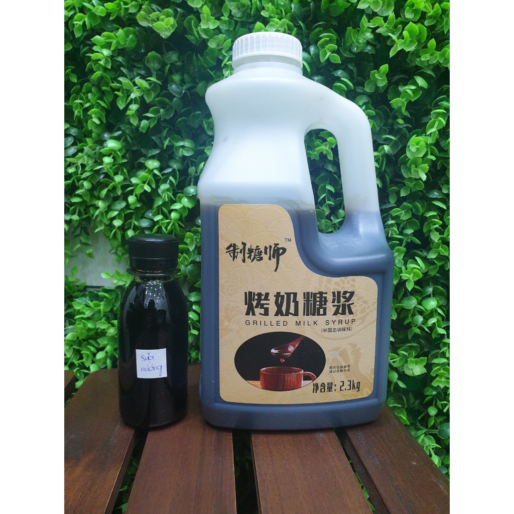 Siro sữa nướng pha chế trà sữa nướng chai 120ml