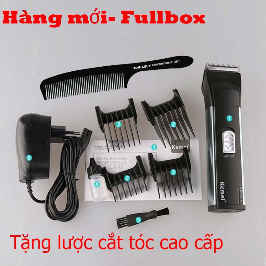 Tông đơ cắt tóc cho bé Kemei Km-2399 máy khỏe cắt êm và an toàn