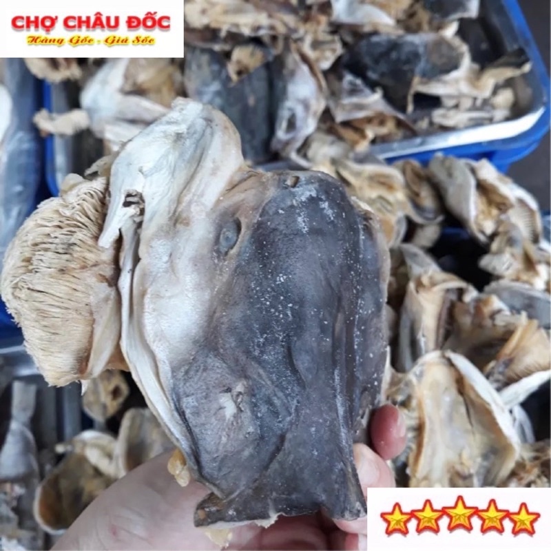 1 Kg Khô Đầu Cá Tra Phồng Châu Đốc Chuyên Dùng Nấu Canh Chua - Sim Lo