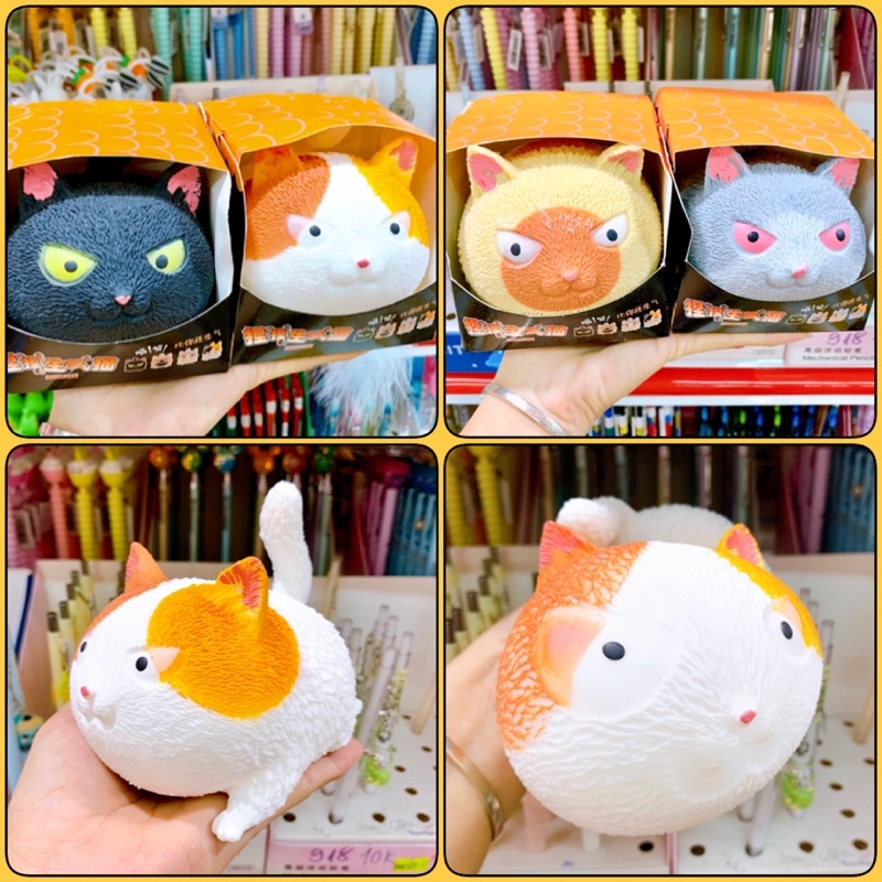 Đồ chơi Mochi bóp tay giảm stress Angry Cat, Teddy, Phi Hành Gia, Cừu nhiều mẫu siêu dễ thương