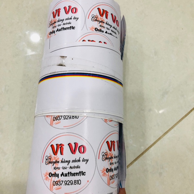 Tem sản phẩm in