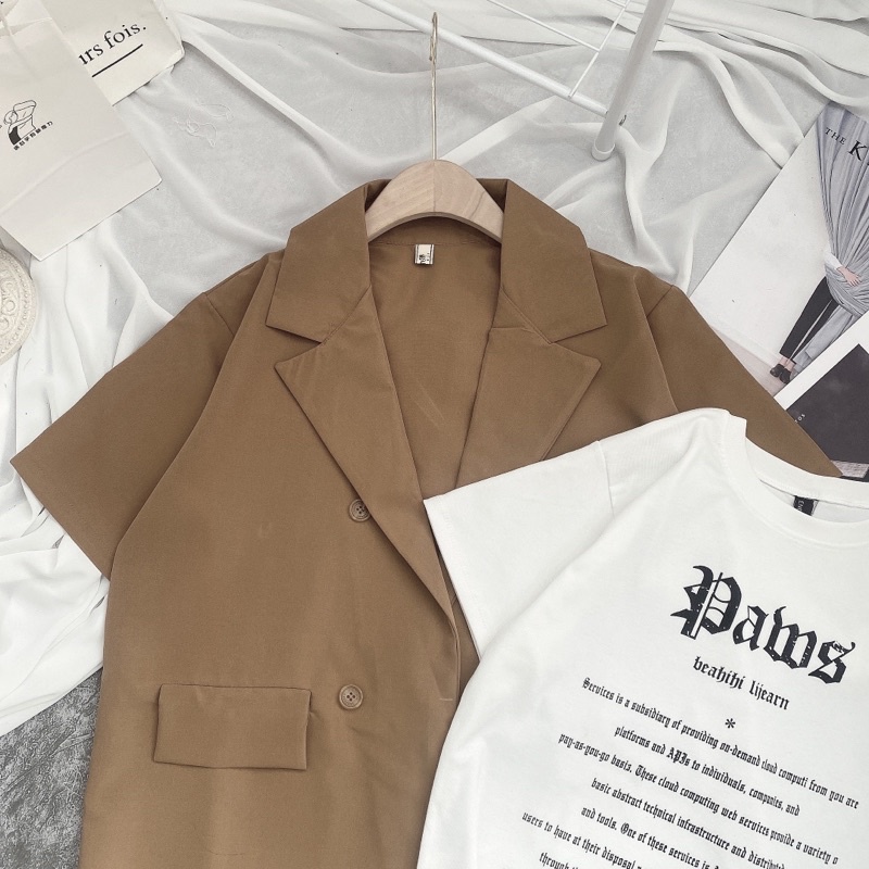 Sét áo vest kèm áo phông trắng, Sét vest nữ | BigBuy360 - bigbuy360.vn