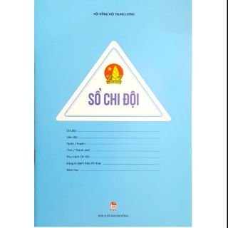 Sổ Chi Đội [ số lượng 10 cuốn ] mẫu mới nhất 2023 giá bìa 30.000đ