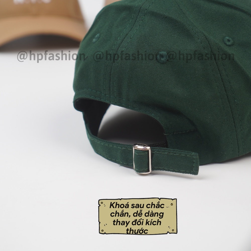 Mũ lưỡi trai ❤️ Nón kết thêu hình chữ NYC chất kaki cao cấp form unisex nam nữ N73 - Happy Style