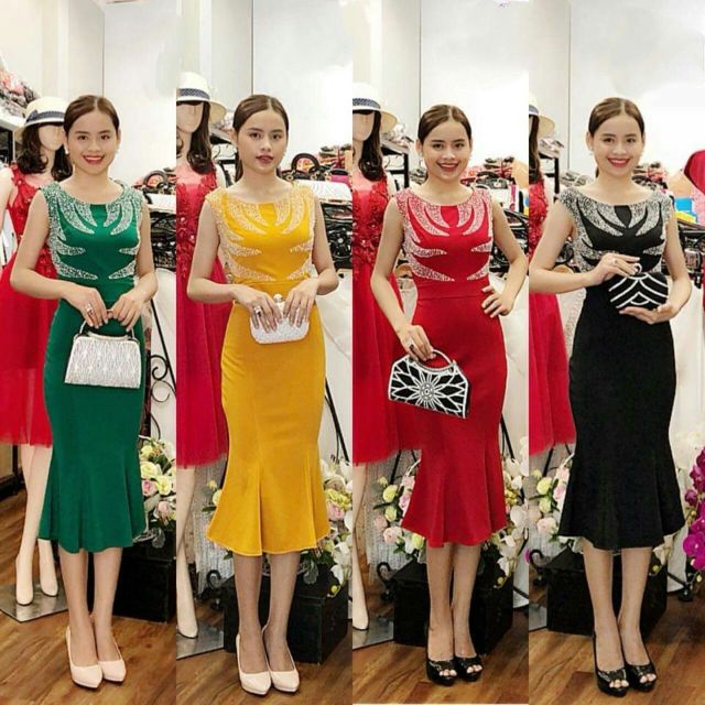 Đầm body chuỗi đuôi cá cao cấp