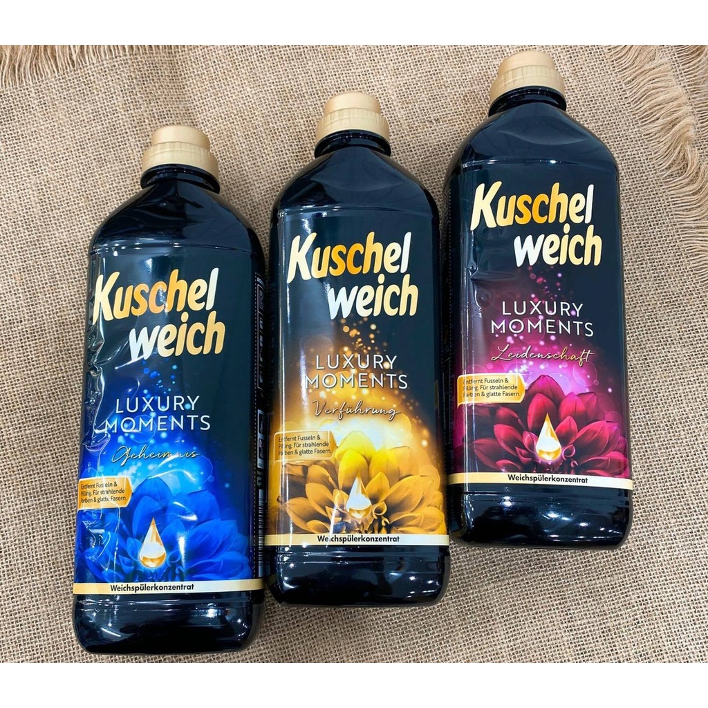 Nước xả vải Kuschel Weich Luxury 1L mùi hương hoa nhẹ nhàng, hàng nội địa Đức