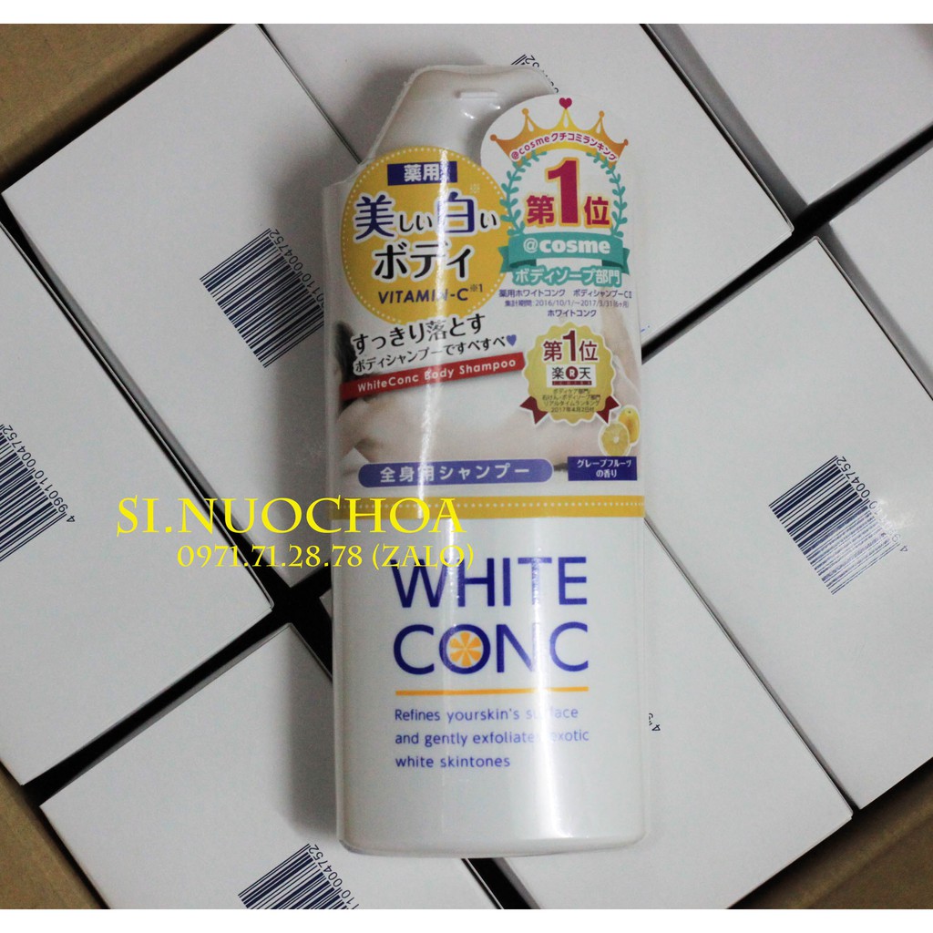 Sữa Tắm Trắng Da White Conc Nội Địa Nhật 360ml