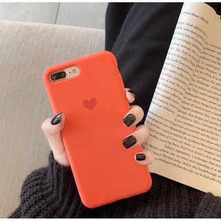 Ốp lưng iphone CHỐNG BẨN LOGO TIM (HỞ VIỀN) - AN608