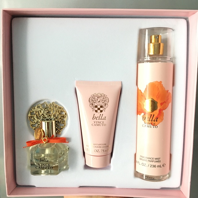 Set Bella Vince Camuto gồm: nước hoa 30ml + dưỡng thể 75ml + xịt toàn thân 237ml - USA