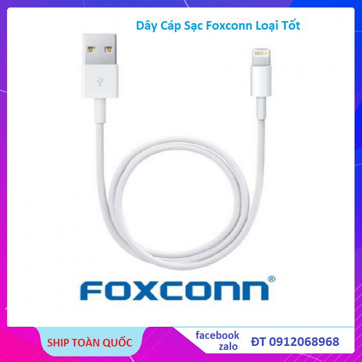 Dây Cáp Sạc Foxconn- Dây Cáp Iphone Loại A 1 có ( ảnh thật )