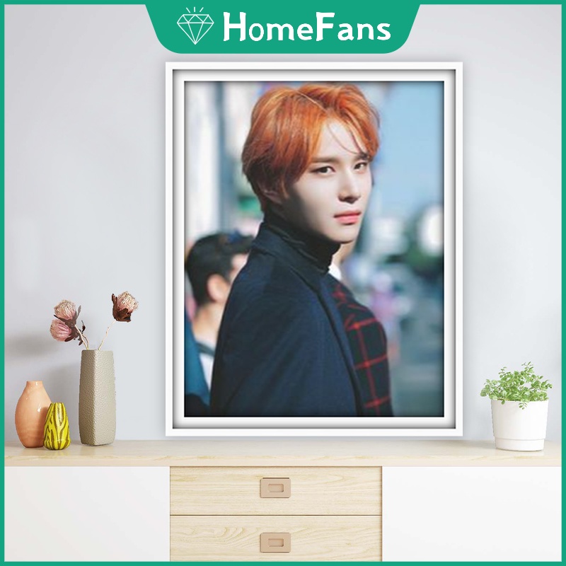 Bộ tranh đính đá 5D họa tiết nhóm nhạc NCTDREAM độc đáo DIY dùng trang trí
