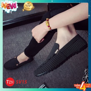Giày Lười Nam Cao Cấp Phong Cách Hàn Quốc - Đen SV15
