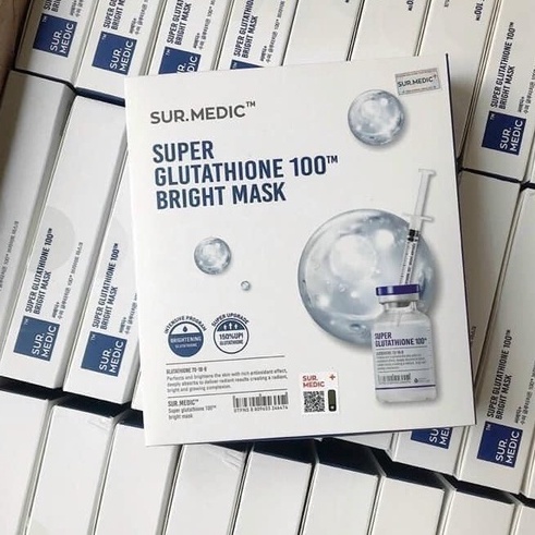 [MẪU MỚI] Mặt Nạ Dưỡng Trắng Cấp Ẩm Chống Lão Hóa Sur.Medic - Tách lẻ 1 miếng