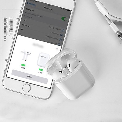 [ HỦY DIỆT ] Tai nghe bluetooth i12 TWS  cảm ứng vân tay cao cấp,Tai nghe bluetooth cảm ứng nhiều màu lựa chọn