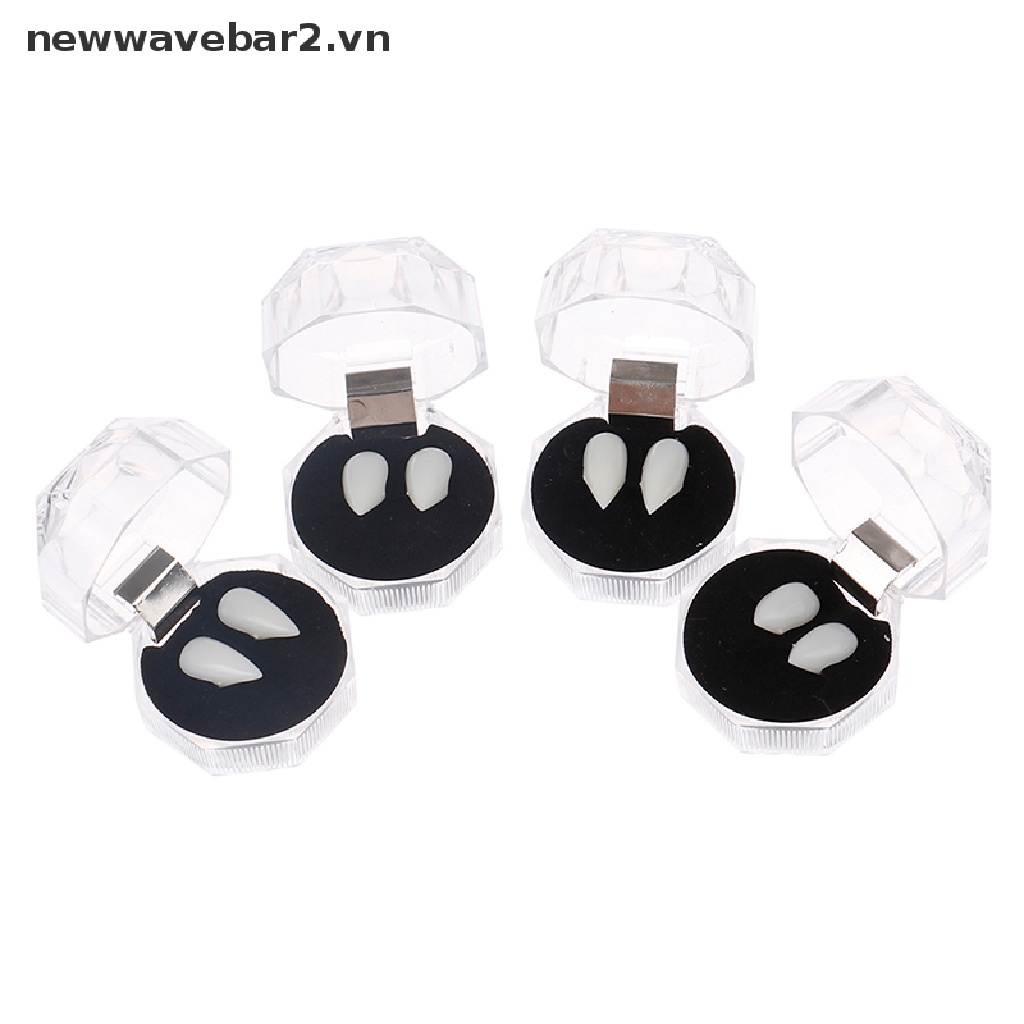 1 Cặp Răng Ma Cà Rồng Giả Hóa Trang Halloween