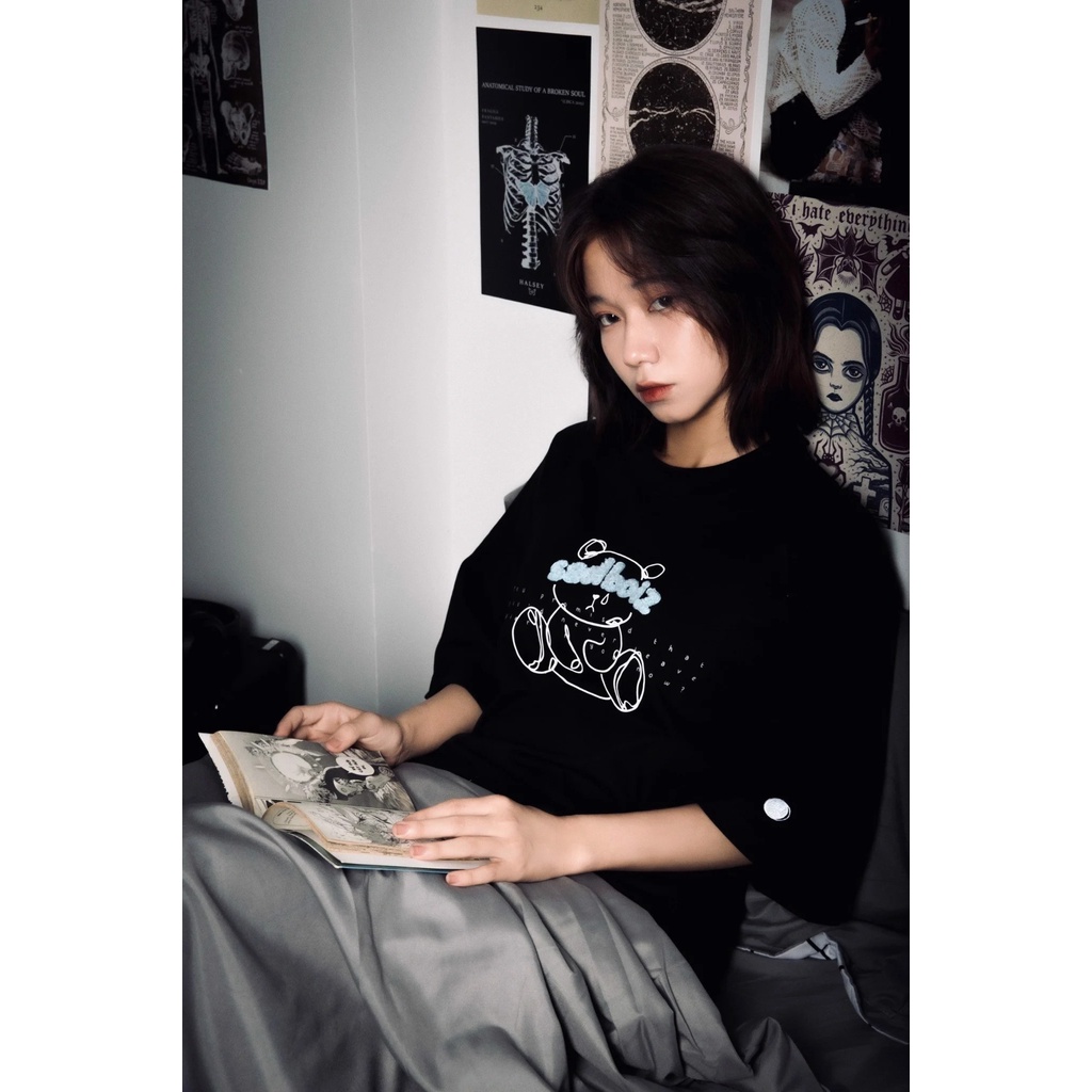 ÁO THUN teddycry lineart tee