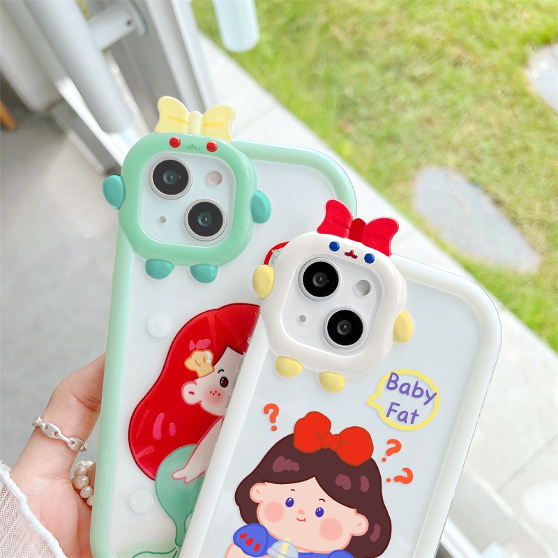 Ốp lưng iphone camera nơ nàng tiên cá 6/6plus/6s/6splus/7/7plus/8/8plus/x/xs/11/12/13/14/pro/max/promax/plus/shin/case