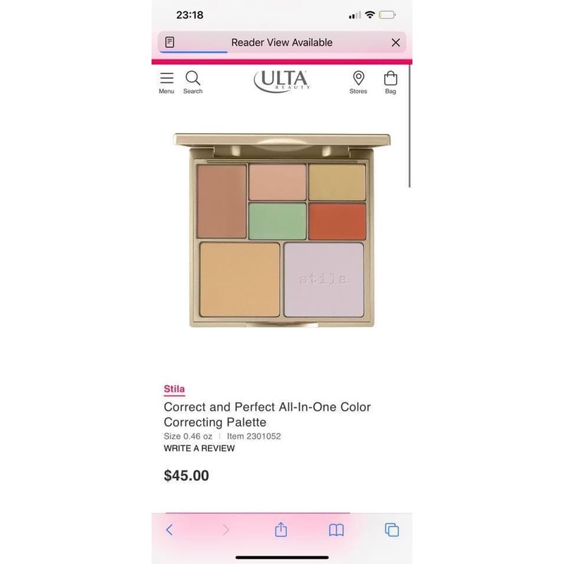 Bảng Che khuyết điểm triệt sắc Stila Correct | BigBuy360 - bigbuy360.vn
