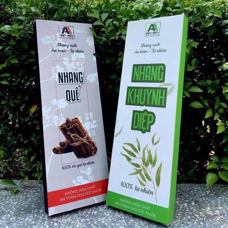 [Deal Sốc] Nhang sạch thảo mộc, 100% Organic, k hoá chất, hương quế, hương khuynh diệp