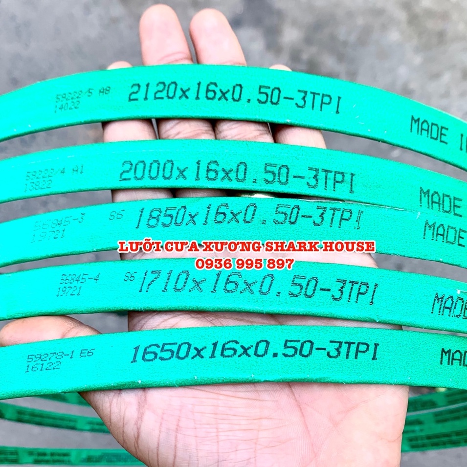 Lưỡi cưa xương thịt đông lạnh Anh Quốc loại 1710mm cho năng suất gấp 2-3 lần lưỡi cưa thông thường - SỈ GIÁ TỐT