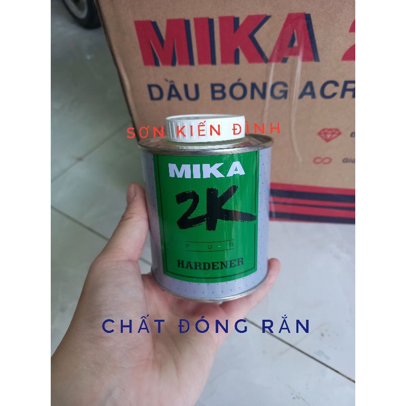 Dầu bóng 2K tăng độ cứng 2 thành phần Mika - bộ 1L