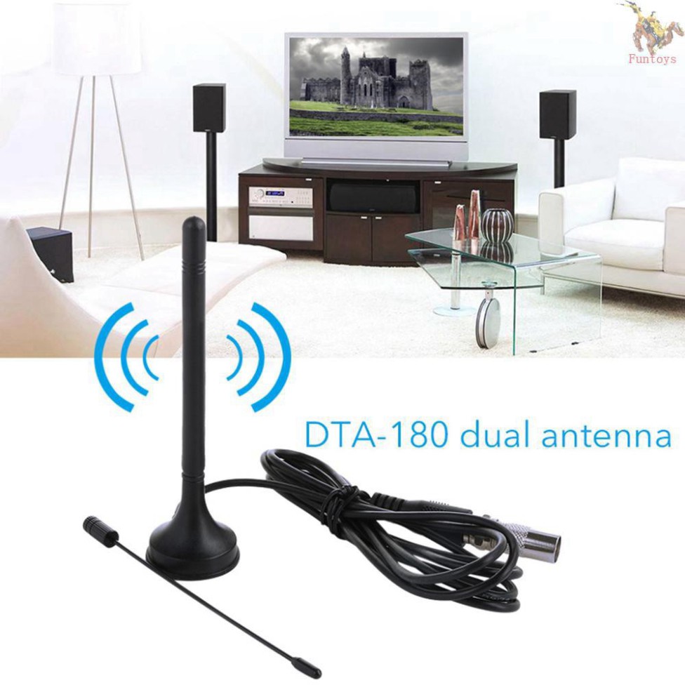 (Thanh Lý) Ăng Ten Kỹ Thuật Số Trong Nhà Dta-180 Hd Dvb-t Antena Hdtv Dvbt