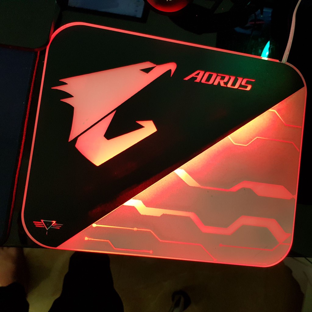 Pad Chuột điện tử ReLIFE RGB Mẫu Aorus 30x24cm