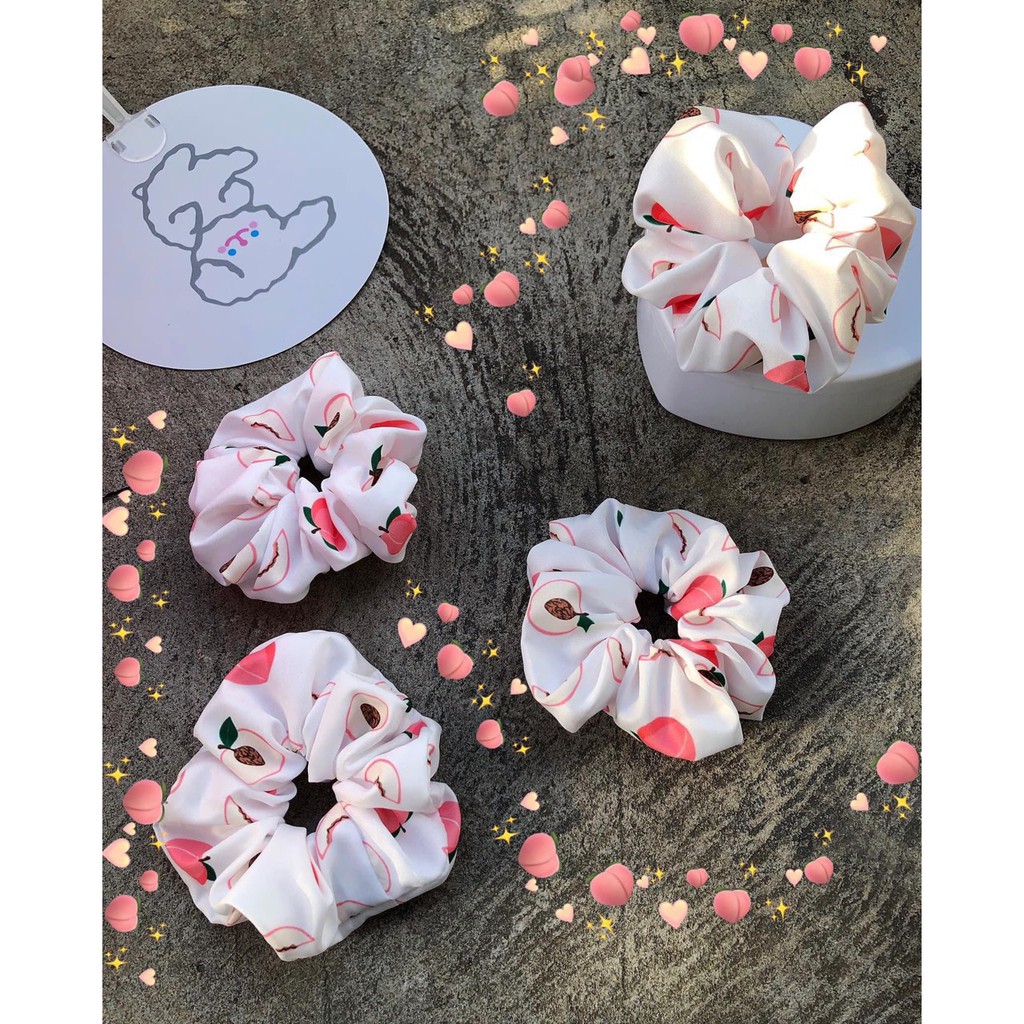 Cột Tóc Vải Scrunchies - Dây Buộc Tóc Scrunchies