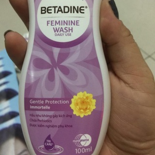 DUNG DỊCH VỆ SINH PHỤ NỮ BETADINE GENTLE PROTECTION (100ML)
