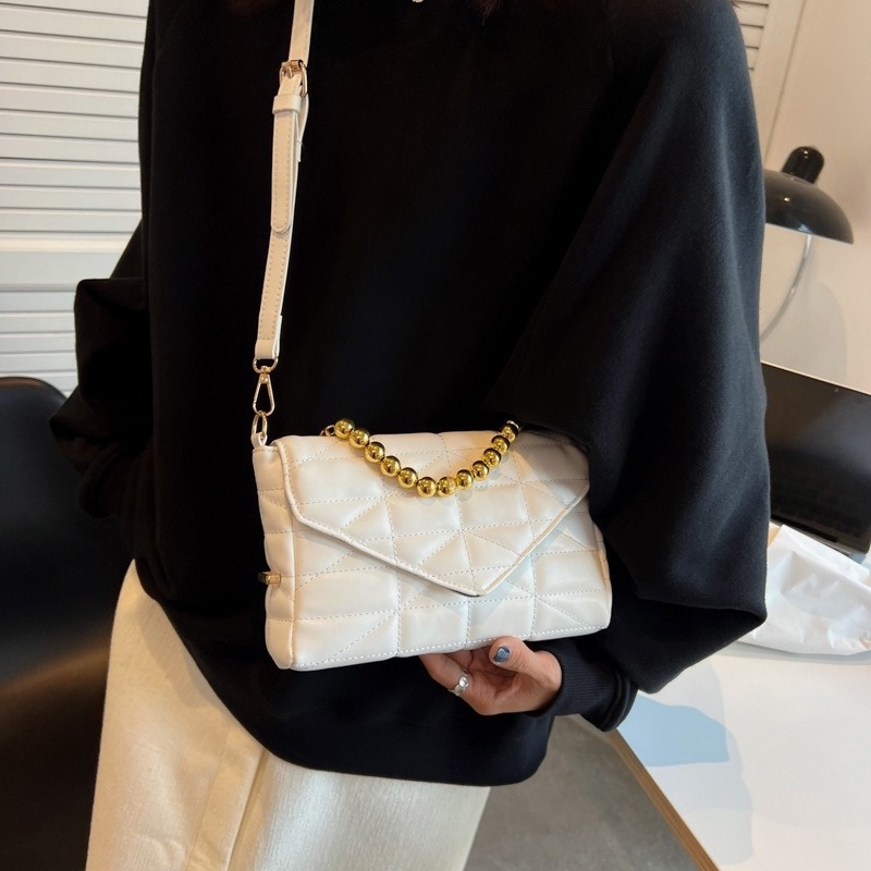 Túi Đeo Chéo Vai Kiểu Vuông Nhỏ Màu Trơn Mẫu Mới 2022 NB00201