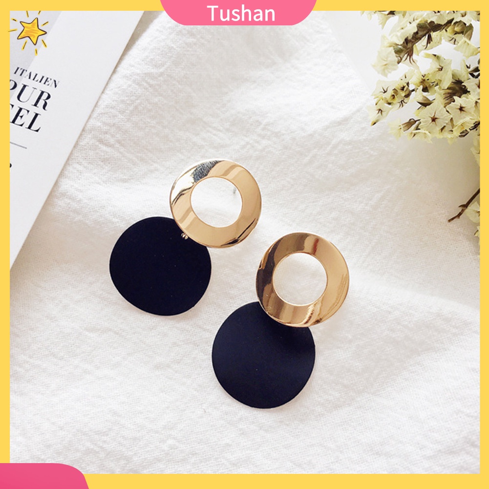 Bộ 2 Đôi Khuyên Tai Hợp Kim Nhiều Kiểu Dáng