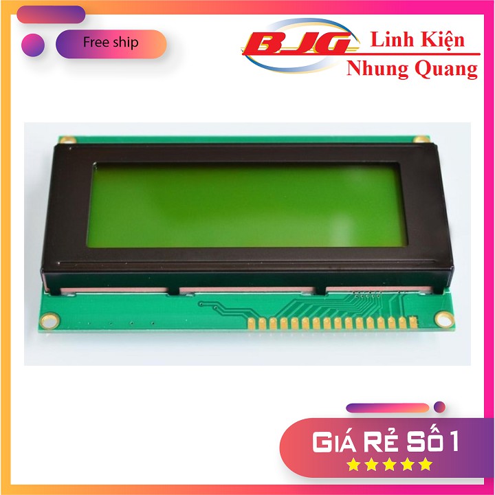 Màn Hình LCD 20x4 Xanh Lá- Linh kiện điện tử 3m