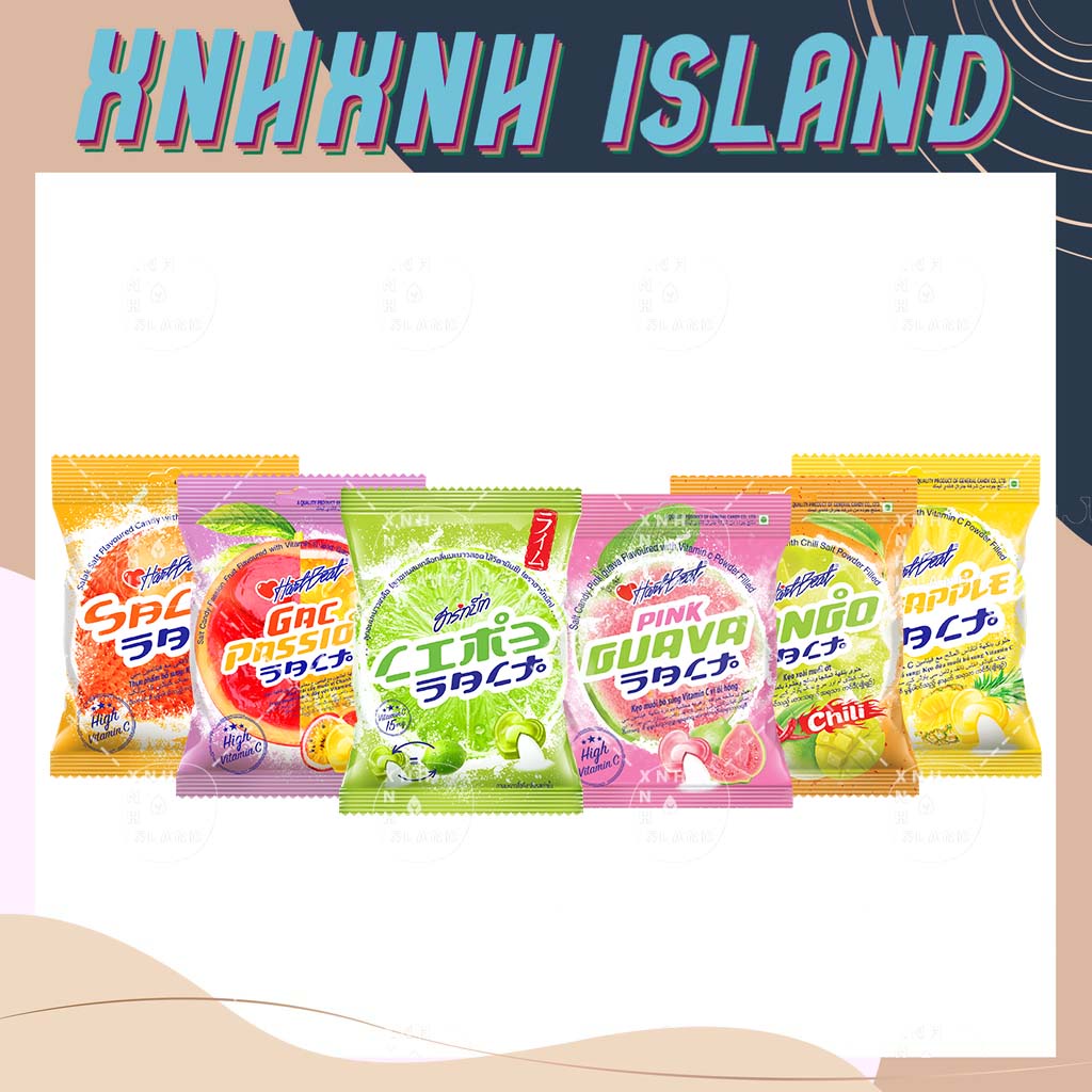 Kẹo Muối Hartbeat Lime Salt Candy Nội Địa Thái Lan - 100g