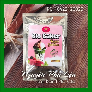Gelatine bột chay vegan gelatine bio baker - 1 gói 25gr