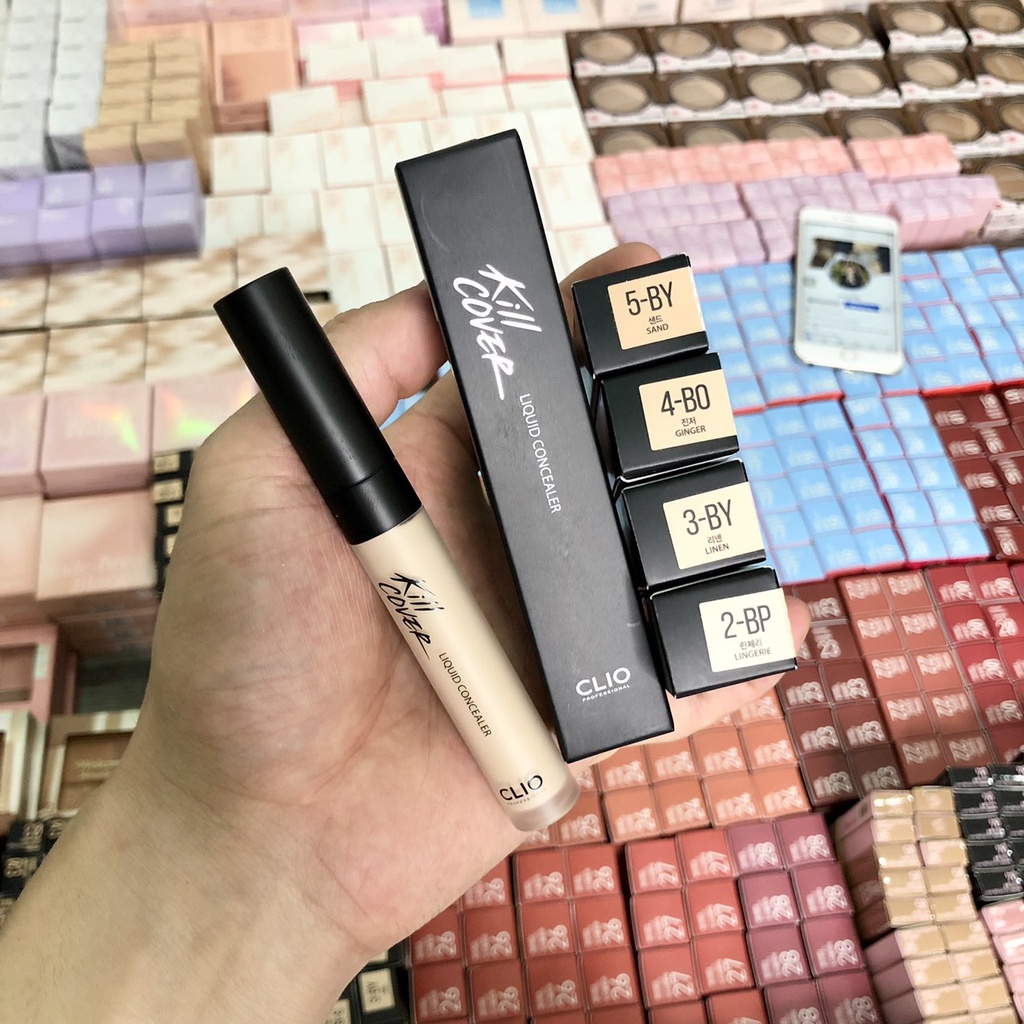 Kem Che Khuyết Điểm CLIO Kill Cover Liquid Concealer 7g